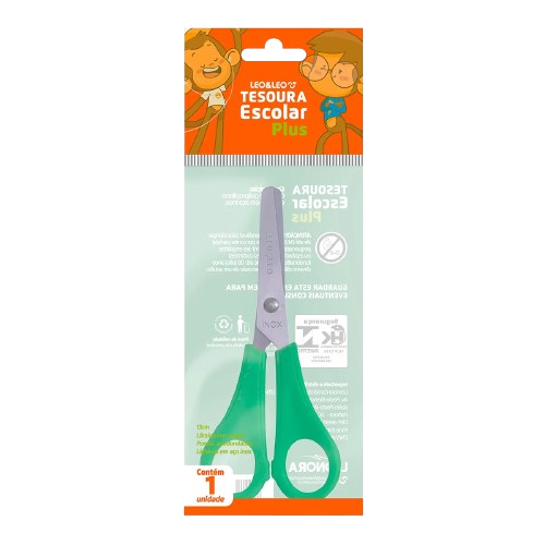 Tesoura Escolar Leo&Leo